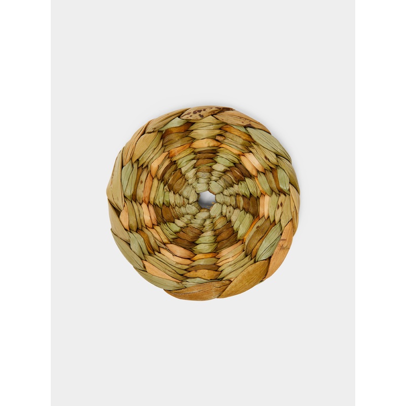 Handwoven Rush Coasters (Set of 4)