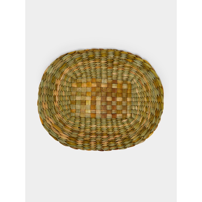 Handwoven Rush Oval Placemat