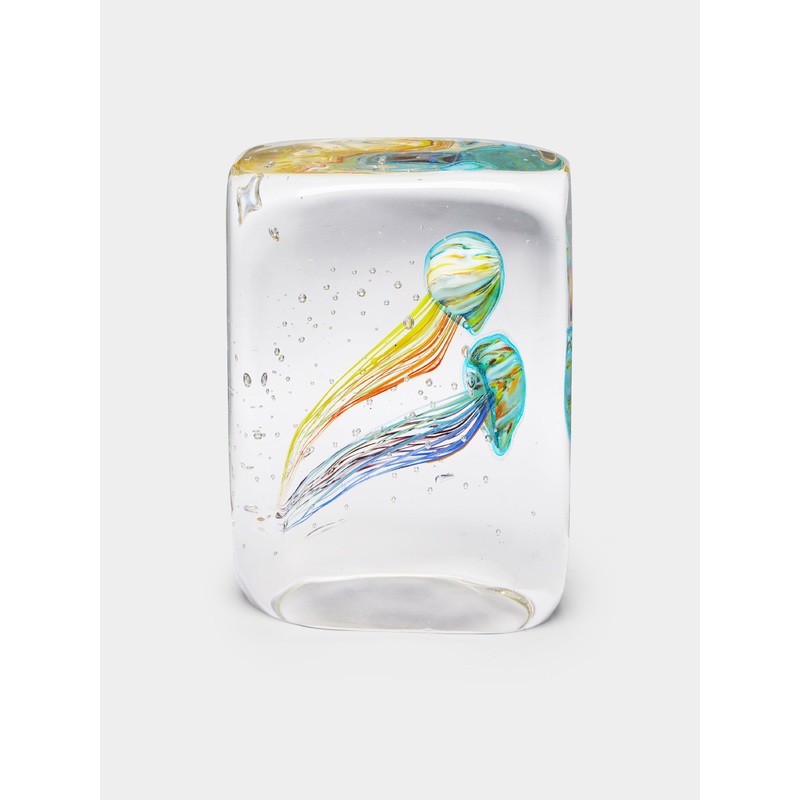 Mid-Century Jellyfish Murano Glass Paperweight