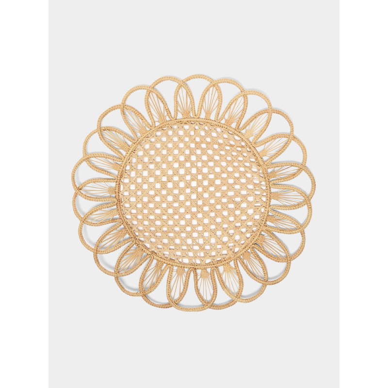 Rings Handwoven Iraca Palm Placemats (Set of 4)