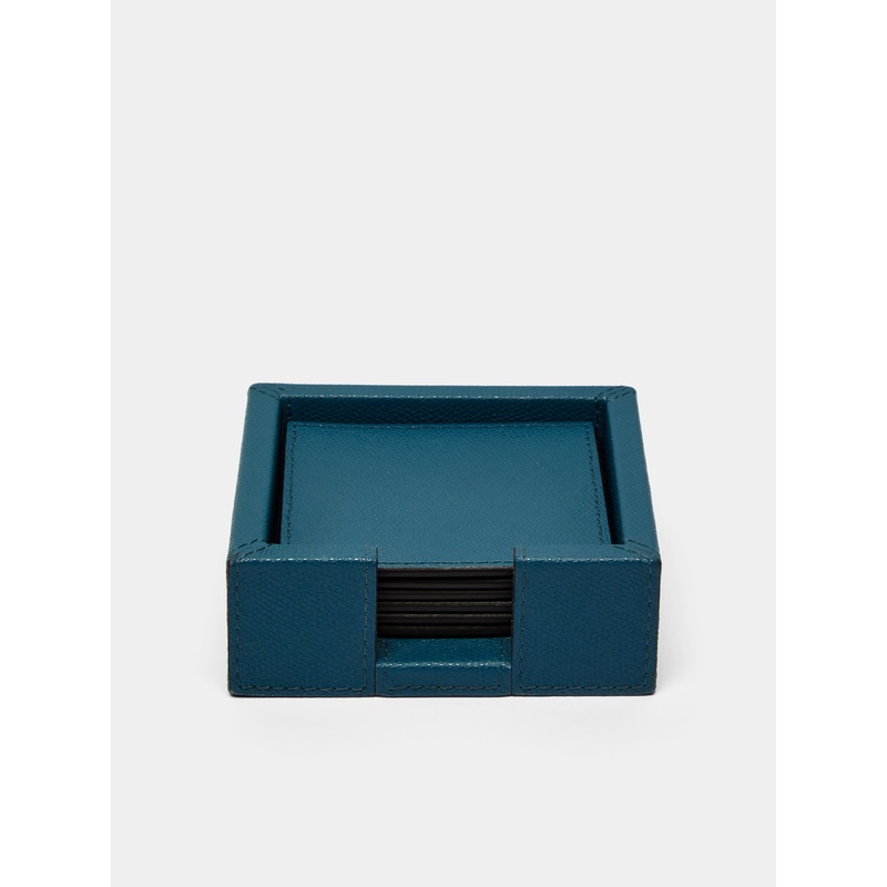 Tao Leather Square Coasters (Set of 6)