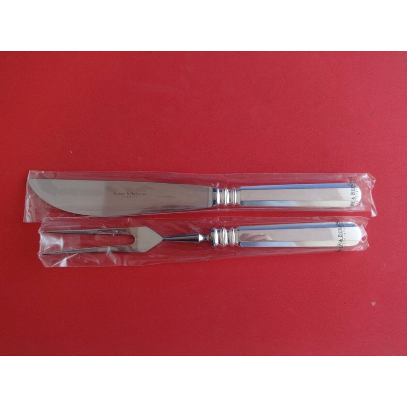 Alt-Spaten by Robbe & Berking German Sterling Steak Carving Set 2pc HHWS  New