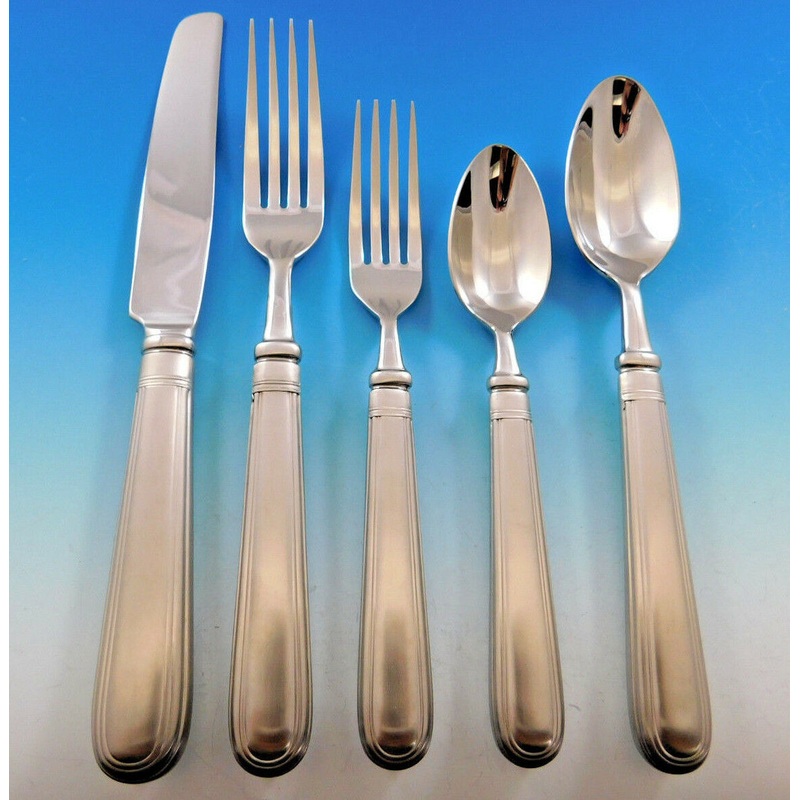 Danois by Reed & Barton Stainless Steel Flatware Set Service for 12 60 pcs New