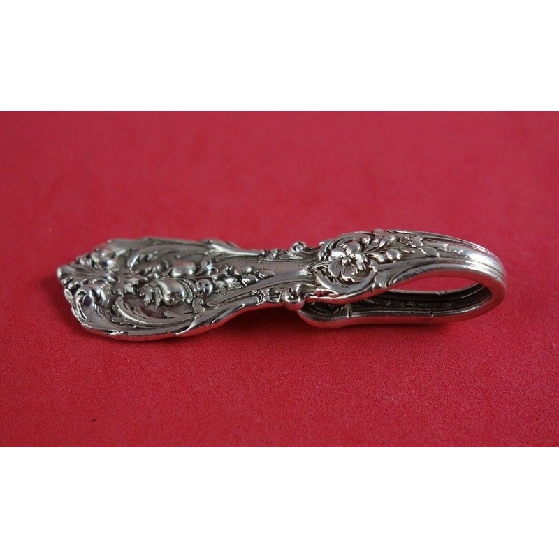 Francis I by Reed & Barton Old Sterling Sliver Napkin Clip Original 2 1/2"