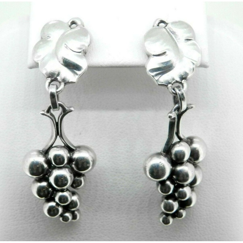 Georg Jensen Moonlight Grapes Earrings #40 (#J4564)