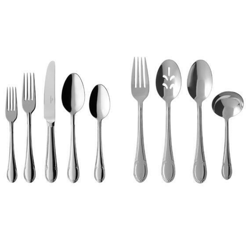 Mademoiselle   Stainless Steel Flatware Set Service 64 Pcs New