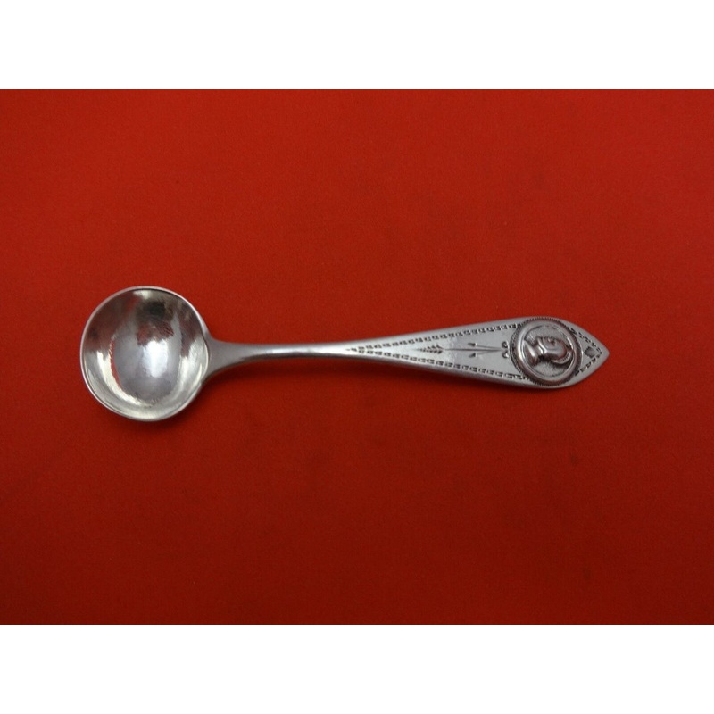 Medallion Coin by Unknown Salt Spoon Master Brite-Cut Dated Jan. 2, 1868 3 1/2"
