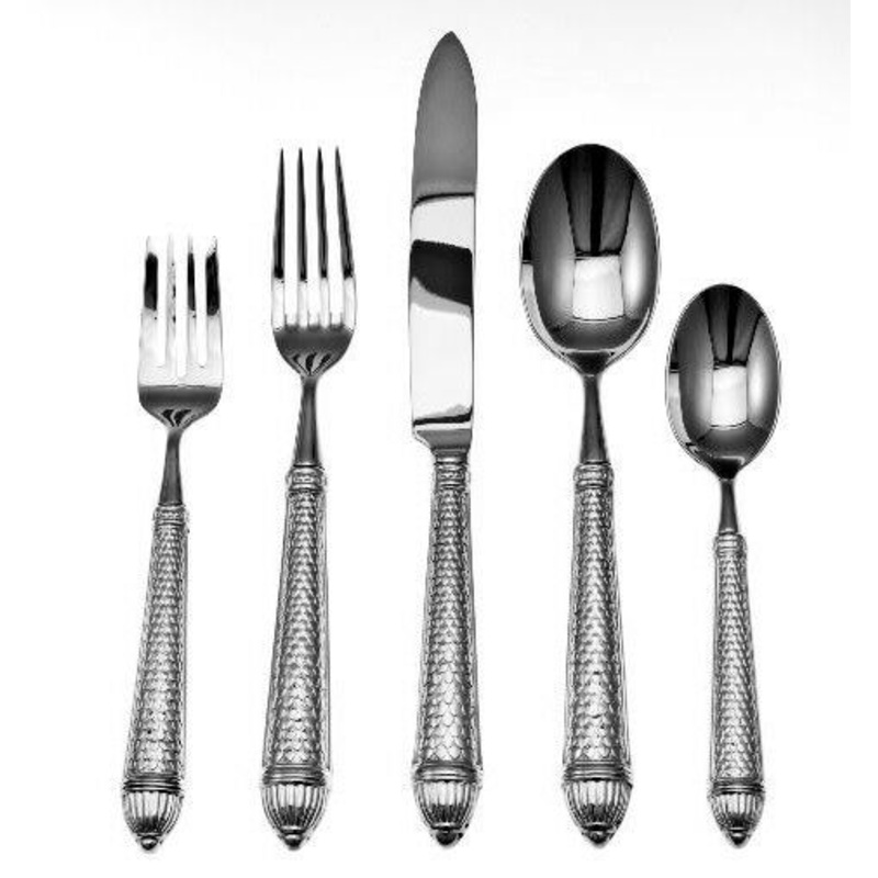 Raffaello by Ricci Stainless Steel Flatware Tableware Set Service 12 New 65 Pcs