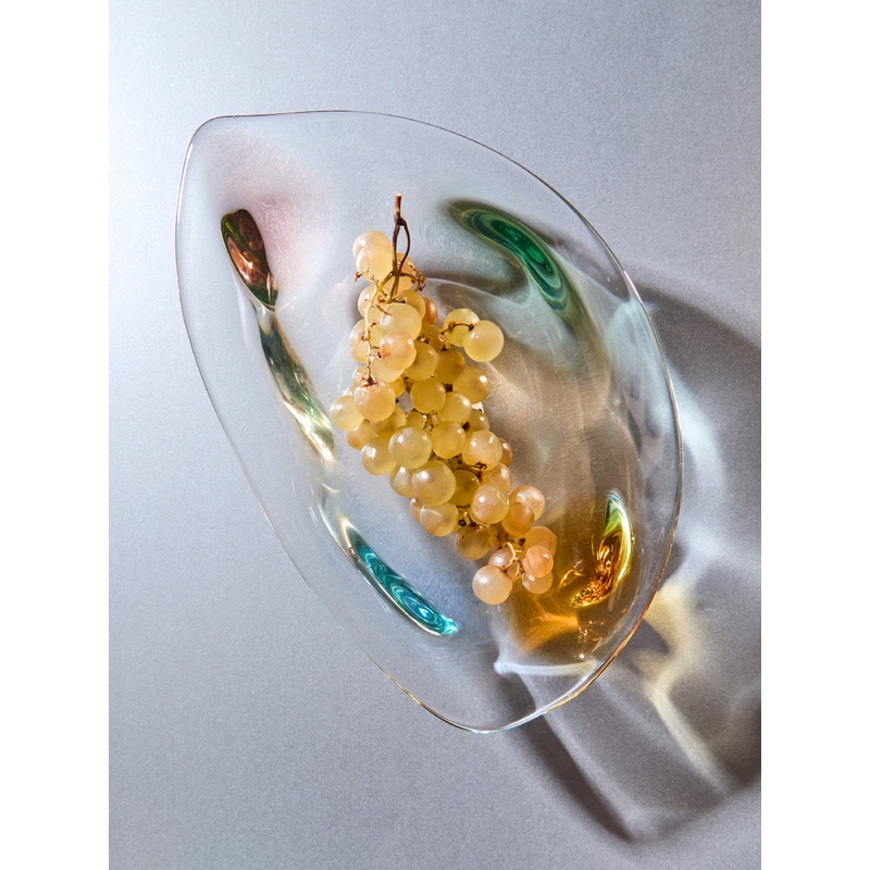 1960s Czech Crystal Platter