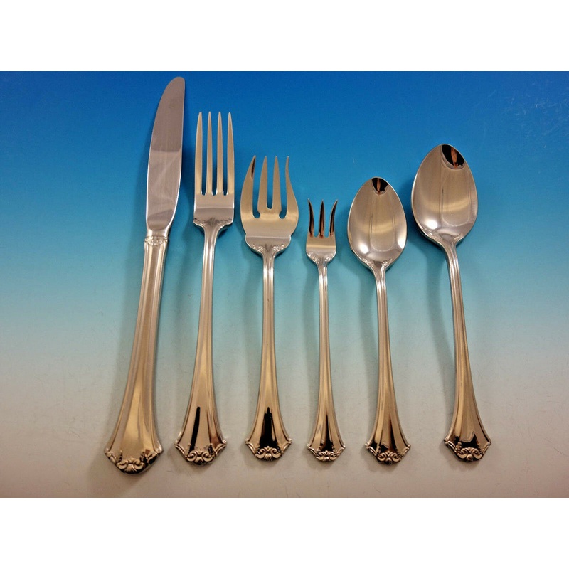 Country French by R&B Stainless Steel Flatware Set for 12 Service 72 Pieces