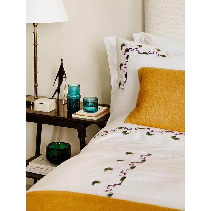 Deco Hand-Embroidered Cotton Bedding Collection