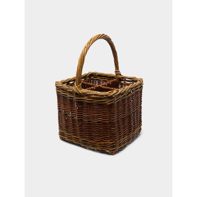Handwoven Willow Bottle Carrier