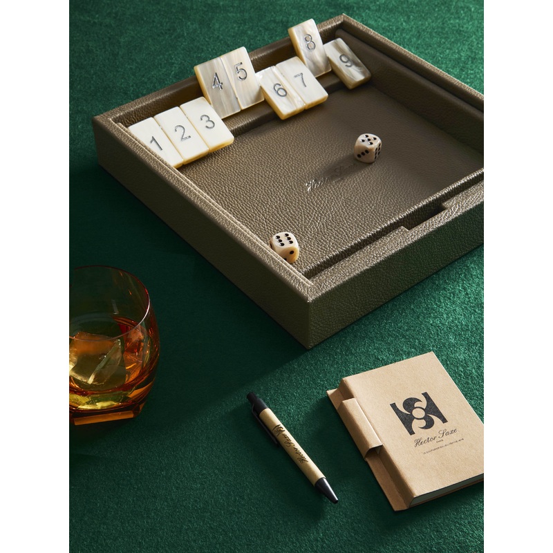 Leather Shut the Box Set