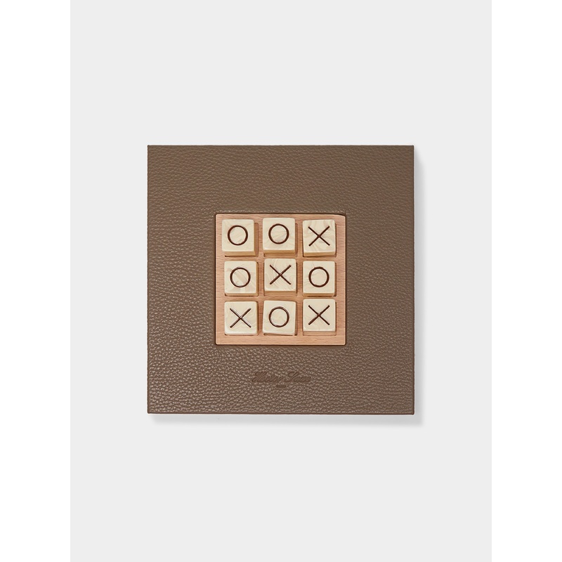 Leather Tic Tac Toe Set
