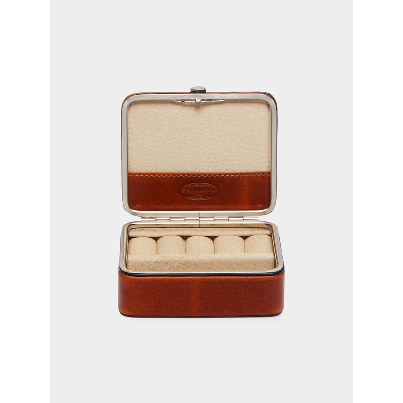 Leather Travel Jewelry Box