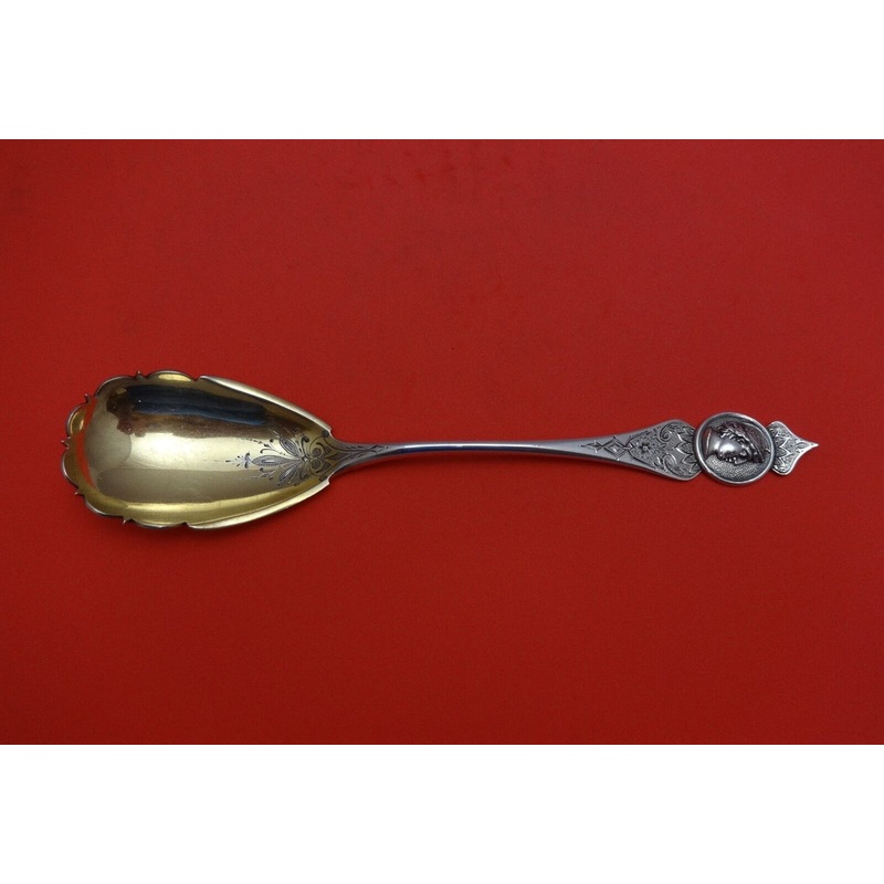 Medallion Coin by Unknown Berry Spoon Brite-Cut GW Retailed by New Harding & Co.