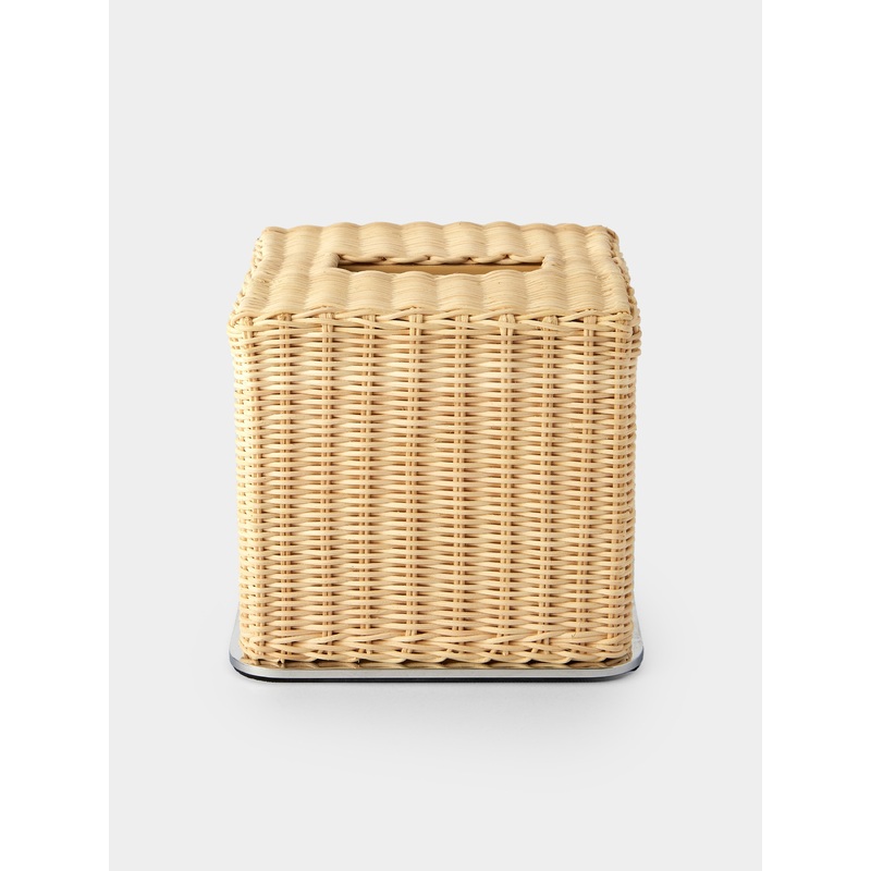 Amiens Rattan Tissue Box