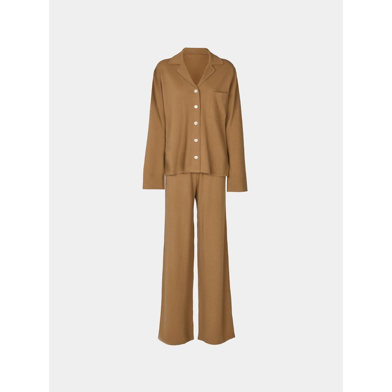 Dorchester Baby Goat Cashmere Pajama Set | Size: S