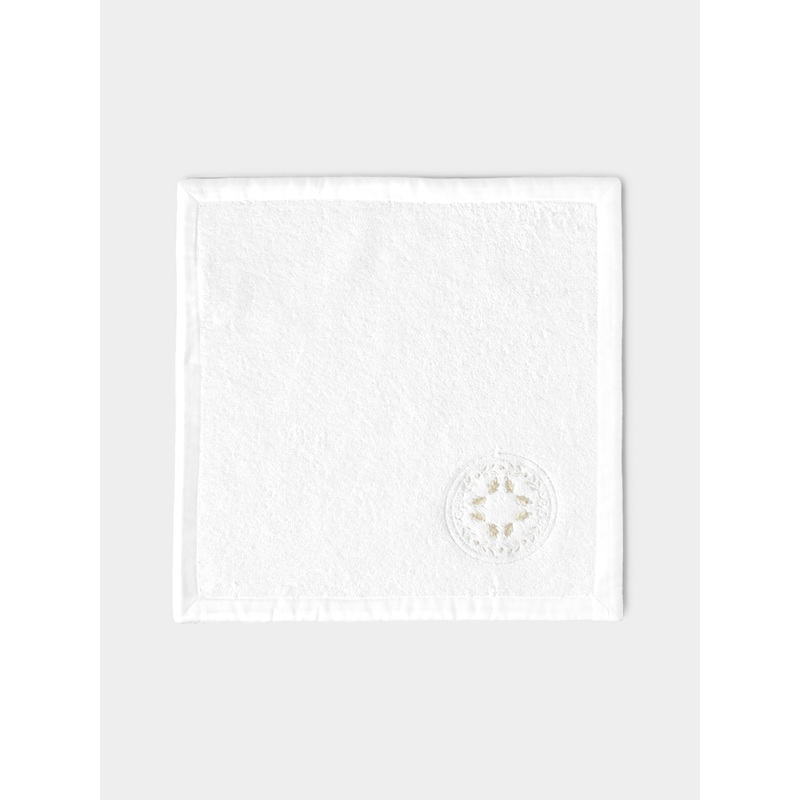 Girandole Hand-Embroidered Face Cloth