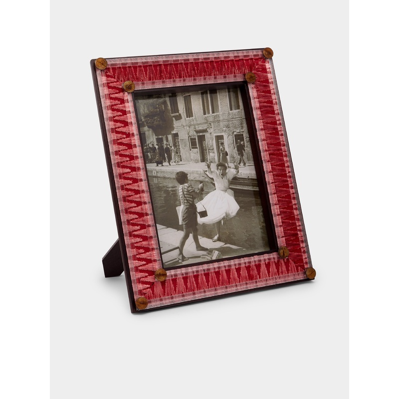 Ibisco Hand-Blown Murano Glass Photo Frame
