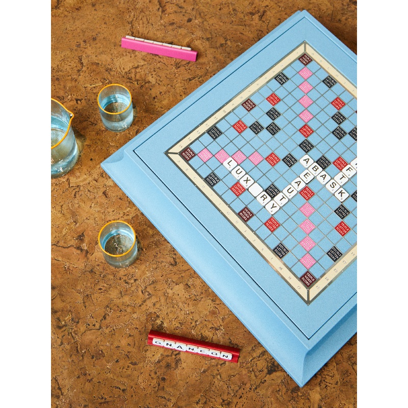 Leather Scrabble Set