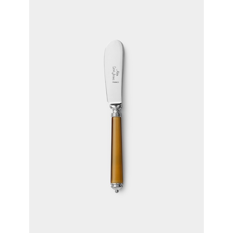 Marbella Dark Horn Resin Butter Spreader