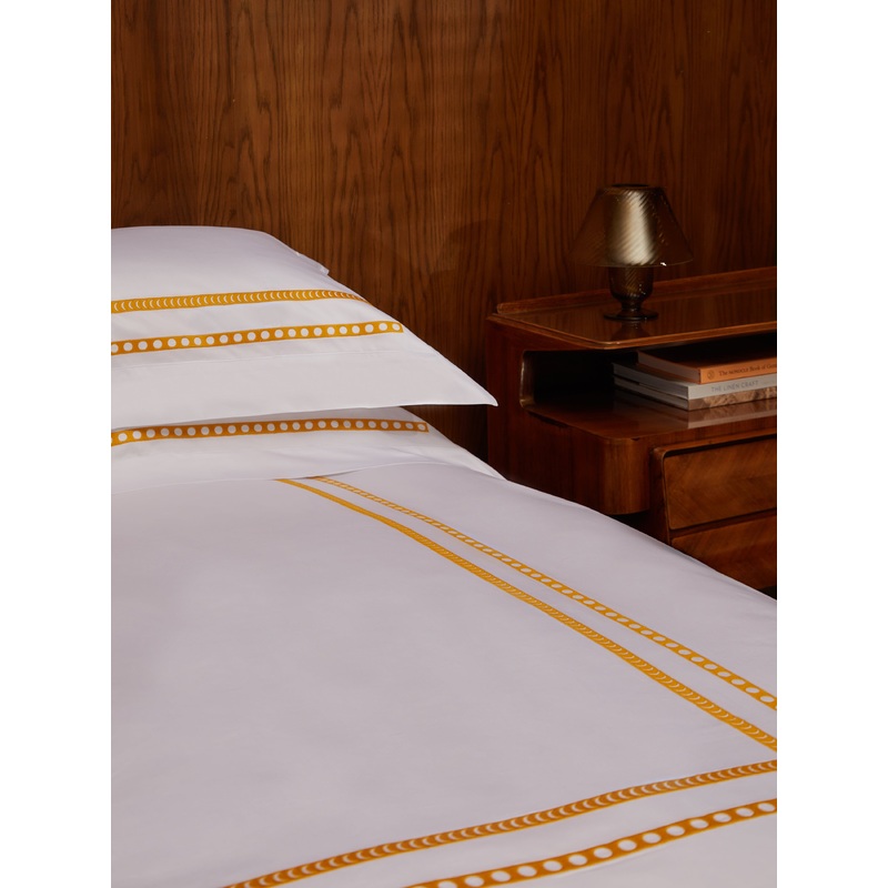 Moon Hand-Embroidered Cotton Bedding Collection